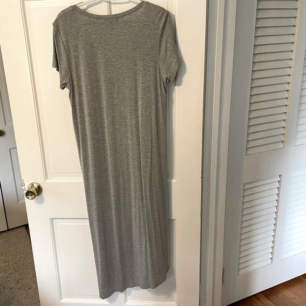 Large Another Love asymmetrical gray dress - Picture 5 of 5